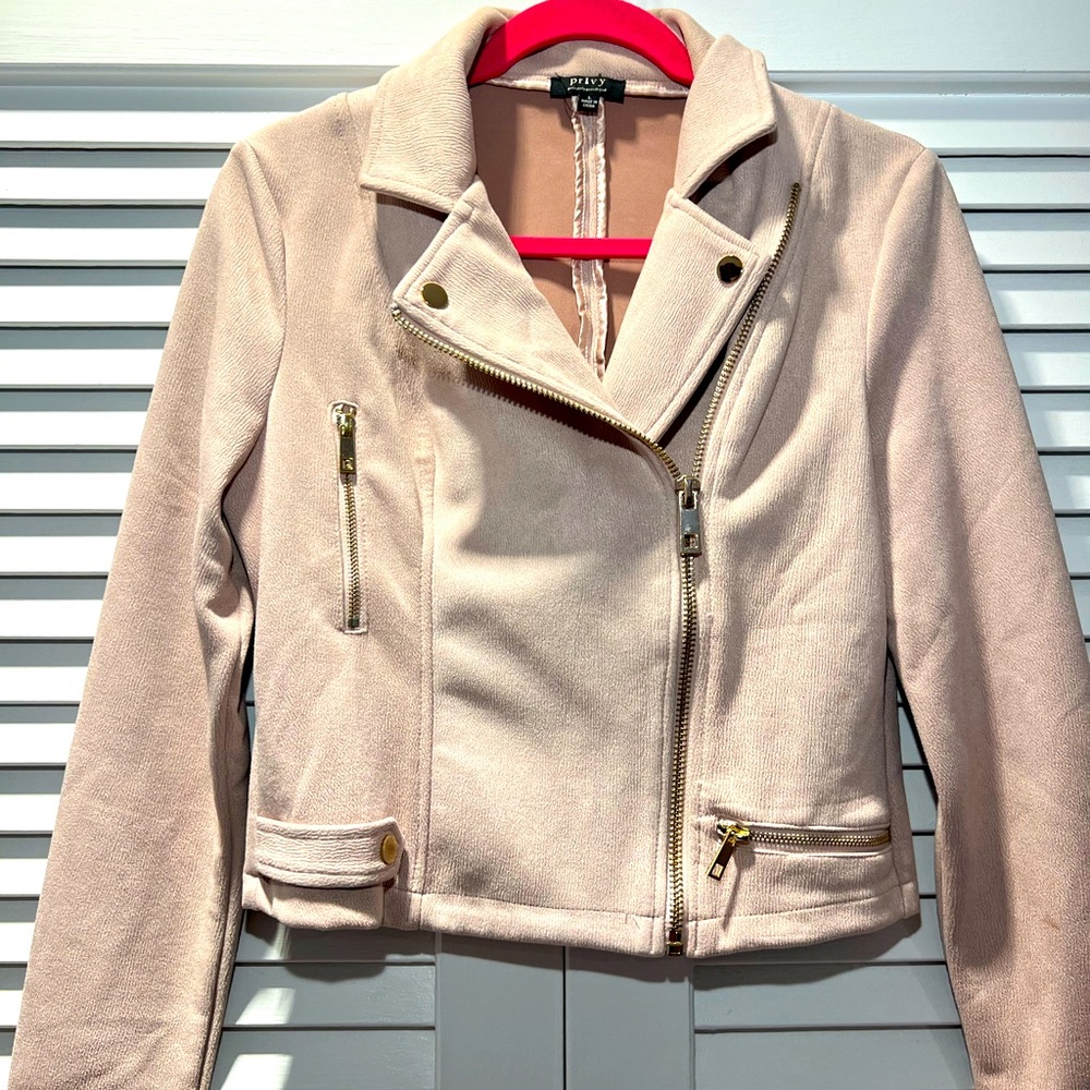 Pink Moto Jacket
